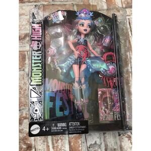 Monster High Monster Fest - Lagoona Blue Doll With Glam Outfit & Festival Theme